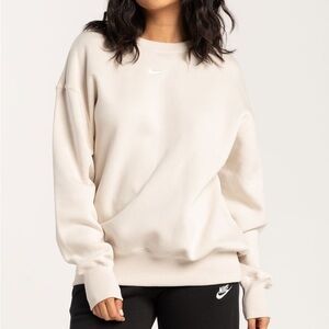 Nike Cream Sweatpants & crewneck Sweatshirt